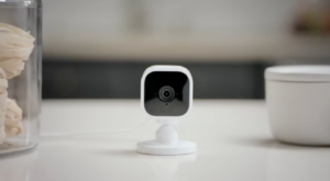 Blink Mini compact inside camera for home with 1080p HD video and two-way audio