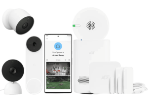 ADT Self Setup alarm system with motion detector and smart hub โ best burglar alarm system with monitored alarm features 2024
